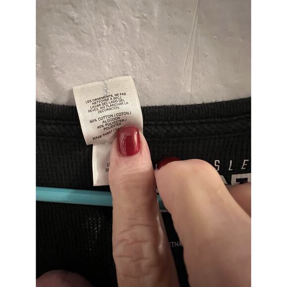 Pink Boo Yah Skeleton Pattern Thermal Waffle Knit One Piece Jammies Sz M - Picture 5 of 8